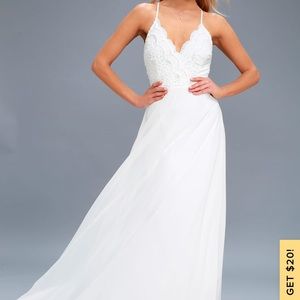 Beautiful white dress